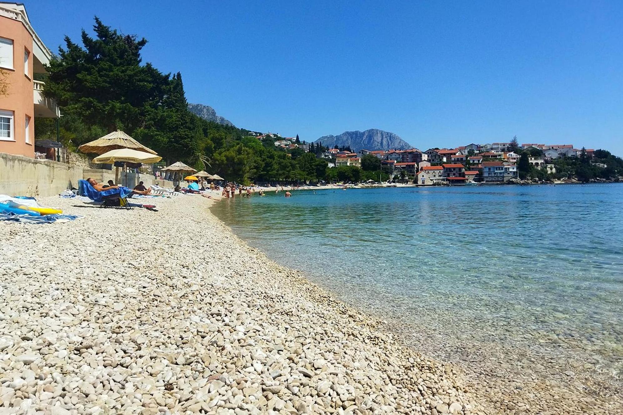 Apartments By The Sea Podaca, Makarska - 6874 Exteriör bild